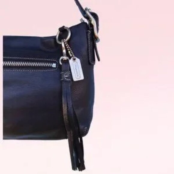 Coach Vintage Black East West Legacy Tassel  #1417 - Picture 9 of 12